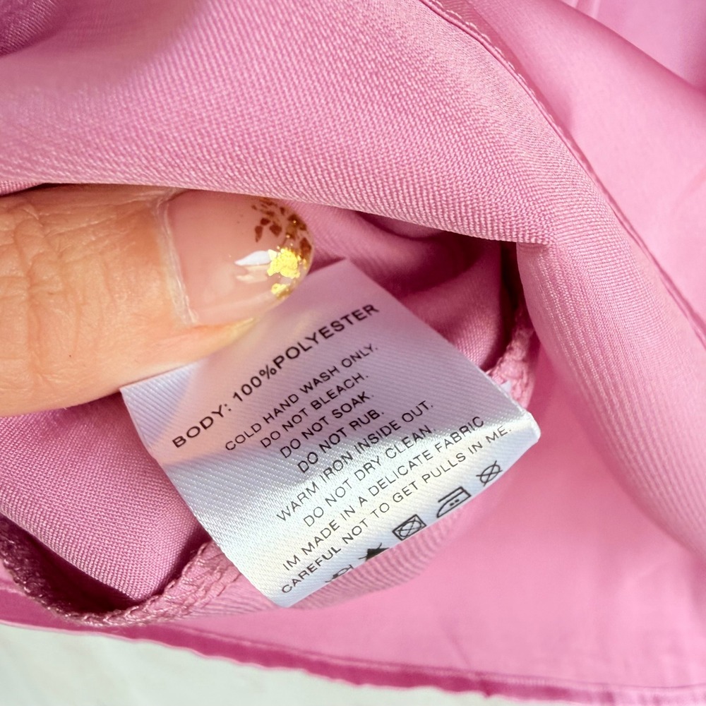 Beginning Boutique Trouble Pink Mini Dress Lace Bustier Satin‎ Slip Coquette NEW - Picture 4 of 14